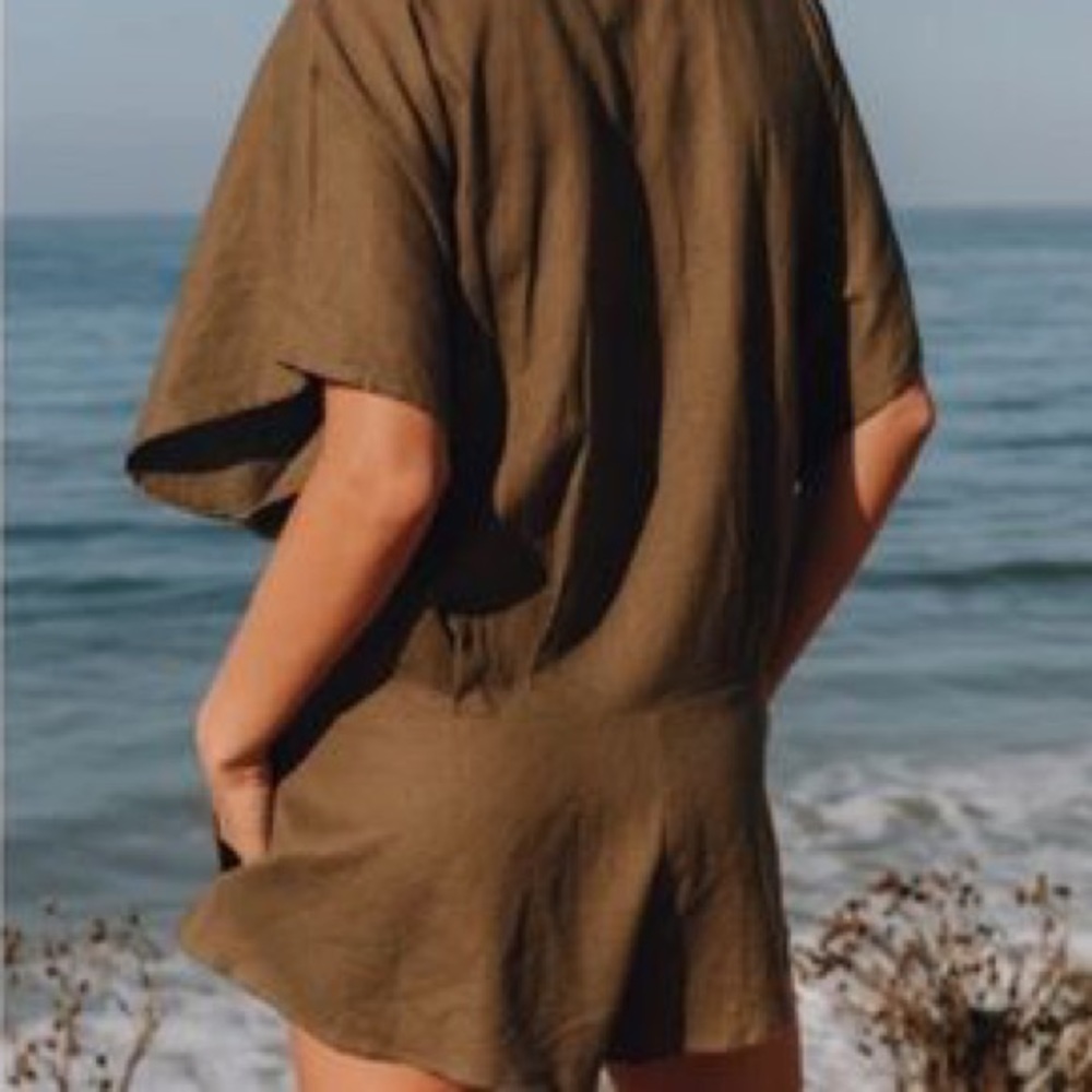 Linen Romper - Picture 2 of 7